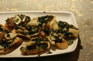 Bruschetta with Porcini Mushrooms