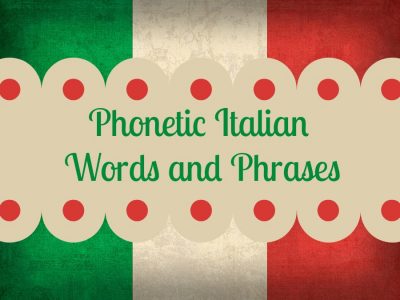 Helpful Italian Words and Phrases