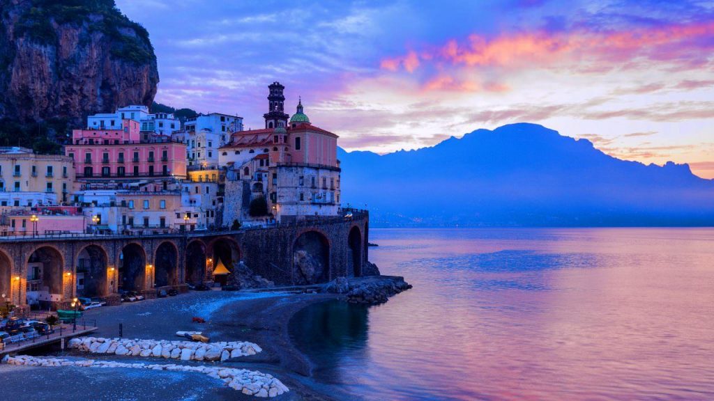 Amalfi Coast Vacation- Atrani from our villa 