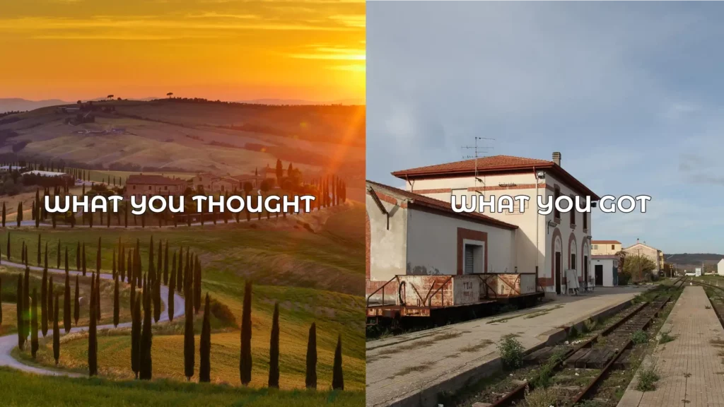 Compare what you expect from a 1 Euro House in Italy to what you really get