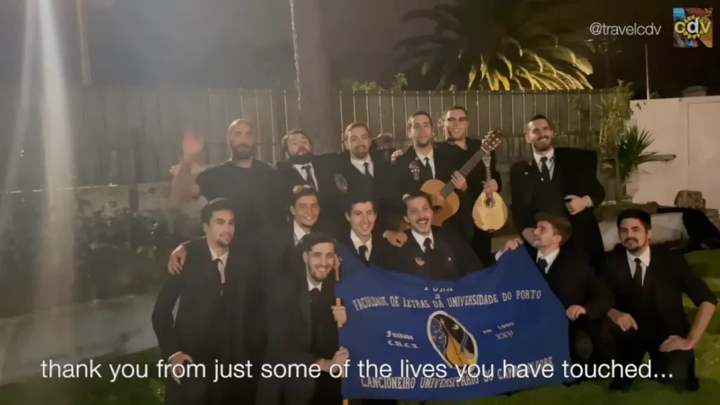 Part of our Portugal team thanking all of our guests