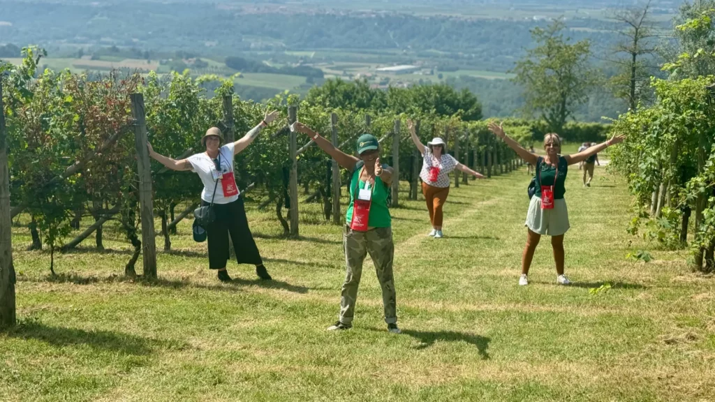 CDV small group on a winery tour