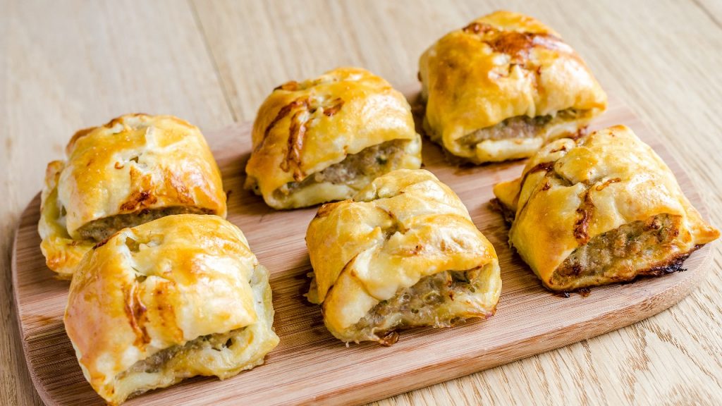 Sausage and Cheese Puff Pastry - Culture Discovery Vacations Recipes